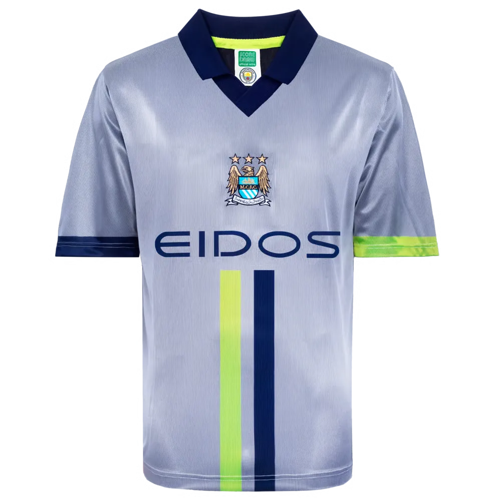 Kid's Manchester City 2000 Away Retro Shirt