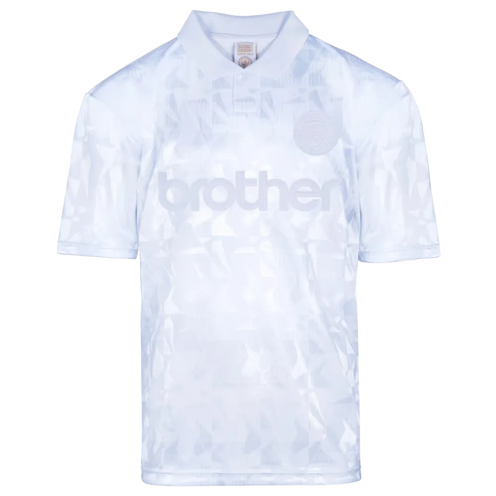 Kid's Manchester City 1990 Retro Whiteout Shirt