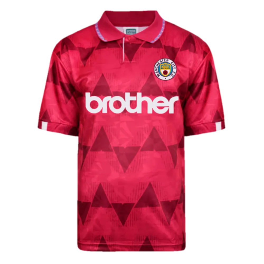 Kid's Manchester City 1989 Away Retro Shirt