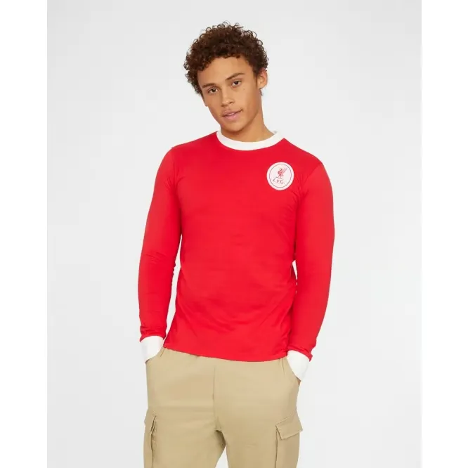 Men's Liverpool 1963/68 Home Retro Long Sleeve Shirt
