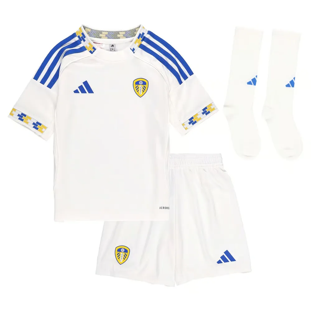 Kid's Leeds United 2025/26 Home Kit