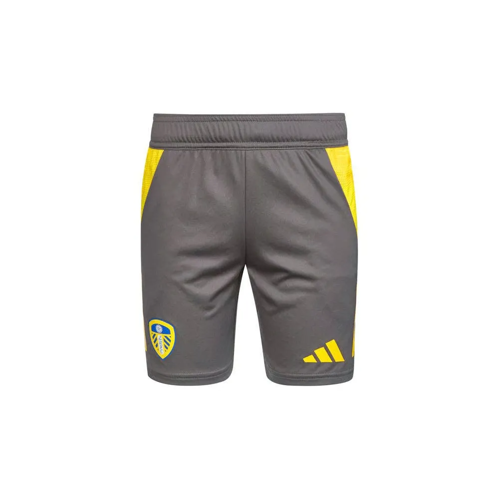Kid's Leeds United 2024/25 Third Authentic Training Shorts - Brown