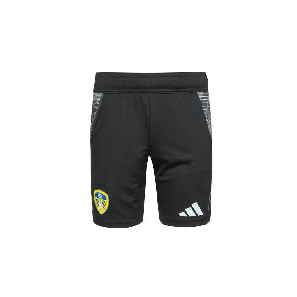 Kid's Leeds United 2024/25 Third Authentic Training Shorts - Black