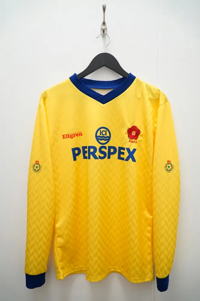Kid's Leeds United 1988/89 Away Retro Long Sleeve Shirt