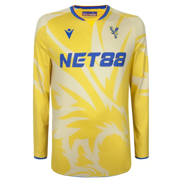 Men's Crystal Palace 2024/25 Away Authentic Long Sleeve Shirt