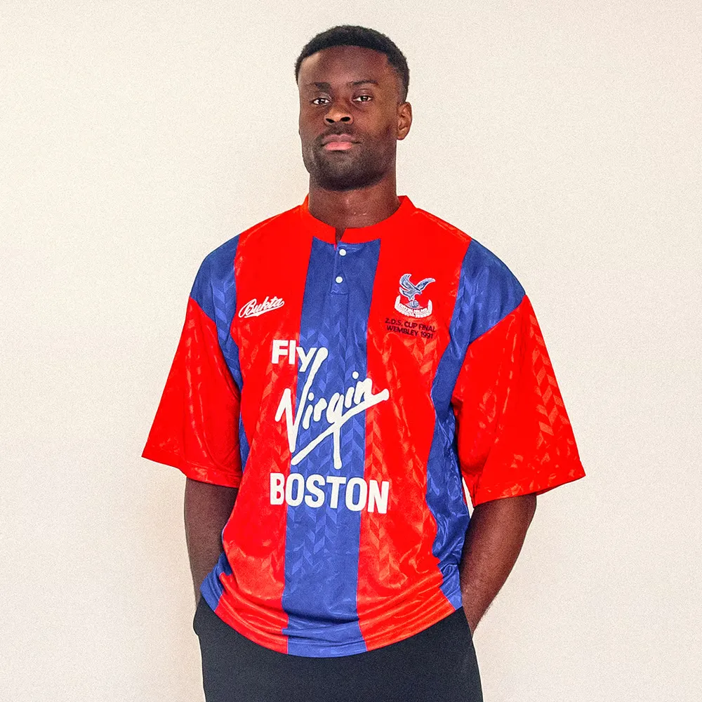 Men's Crystal Palace 1991 Retro ZDS Cup Winners Shirt