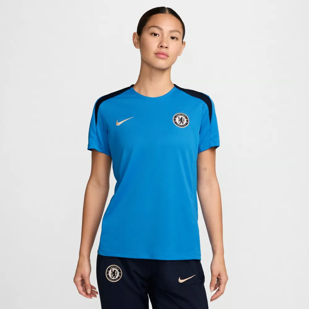 Women's Chelsea 2024/25 Third Authentic Strike Training Shirt - Blue