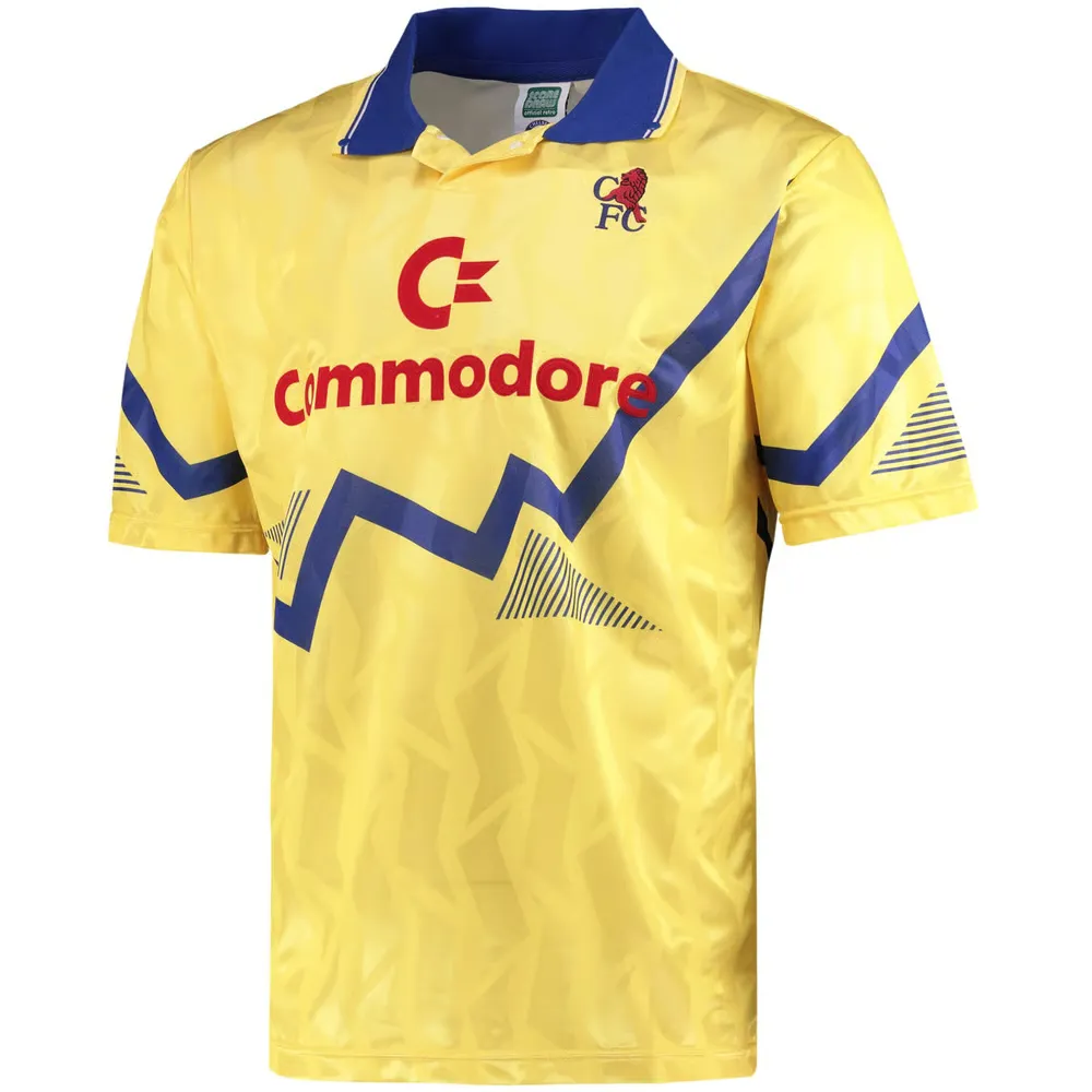 Men's Chelsea 1990 Retro Shirt - Yellow