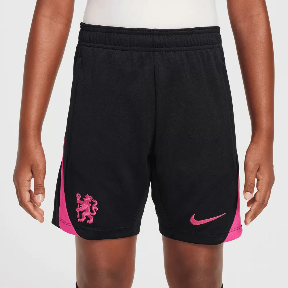 Kid's Chelsea 2024/25 Third Authentic Strike Training Shorts - Pink