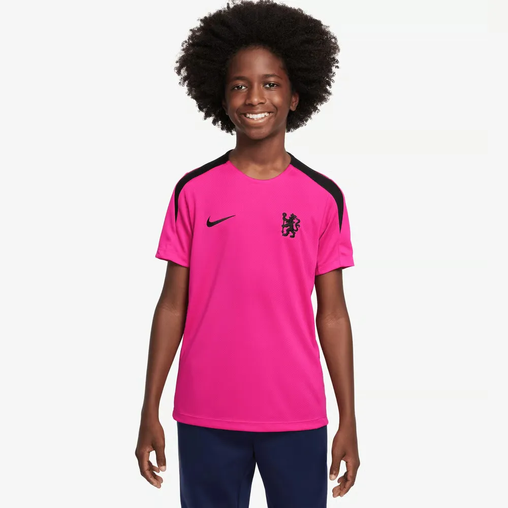 Kid's Chelsea 2024/25 Third Authentic Strike Training Shirt - Pink