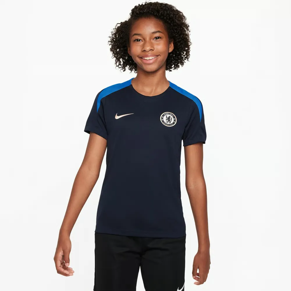Kid's Chelsea 2024/25 Third Authentic Strike Training Shirt - Navy