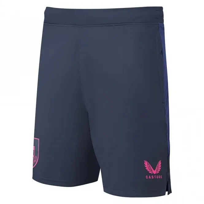 Kid's Burnley 2024/25 Third Authentic Training Shorts - Navy