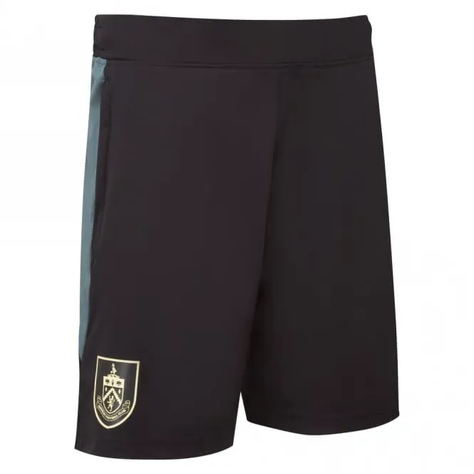 Kid's Burnley 2024/25 Third Authentic Training Shorts - Black