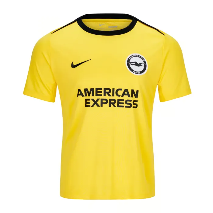 Kid's Brighton & Hove Albion 2024/25 Third Warm Up Shirt - Yellow