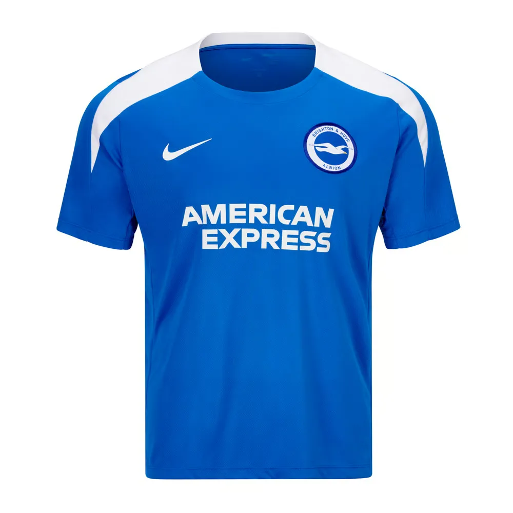 Kid's Brighton & Hove Albion 2024/25 Third Warm Up Shirt - Blue