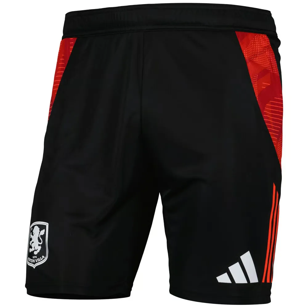 Men's Aston Villa 2024/25 Third Authentic Training Shorts - Black