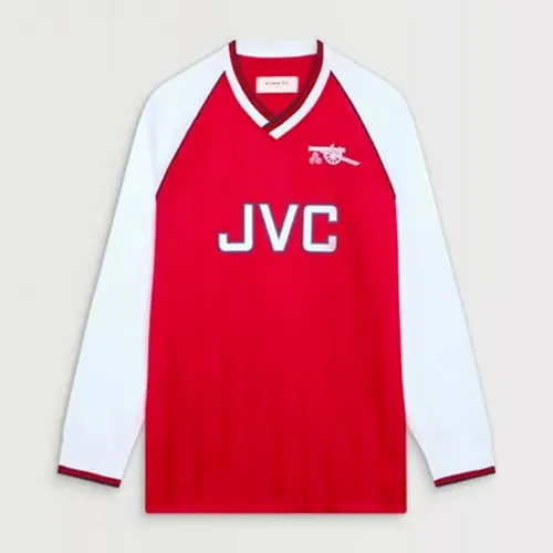 Men's Arsenal 1988/89 Home Retro Long Sleeve Shirt