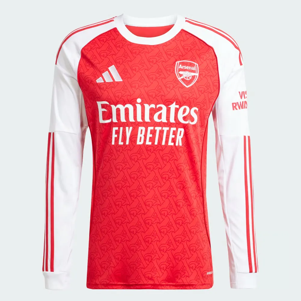 Kid's Arsenal 2025/26 Home Long Sleeve Shirt