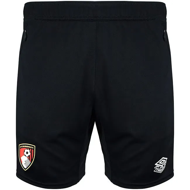 Kid's AFC Bournemouth 2024/25 Third Authentic Training Shorts - Black