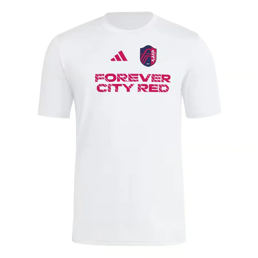 Men's St. Louis City SC 2025 Third Hook AEROREADY Shirt - White
