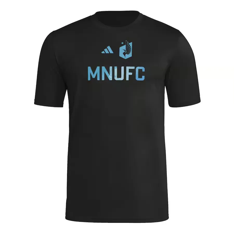 Kid's Minnesota United FC 2025 Third Hook AEROREADY Shirt - Black