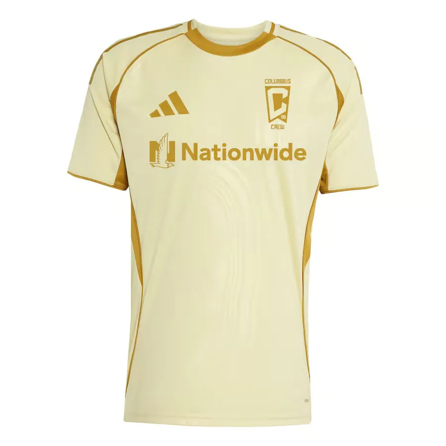 Kid's Columbus Crew 2025 Third Pre Match Shirt - Yellow