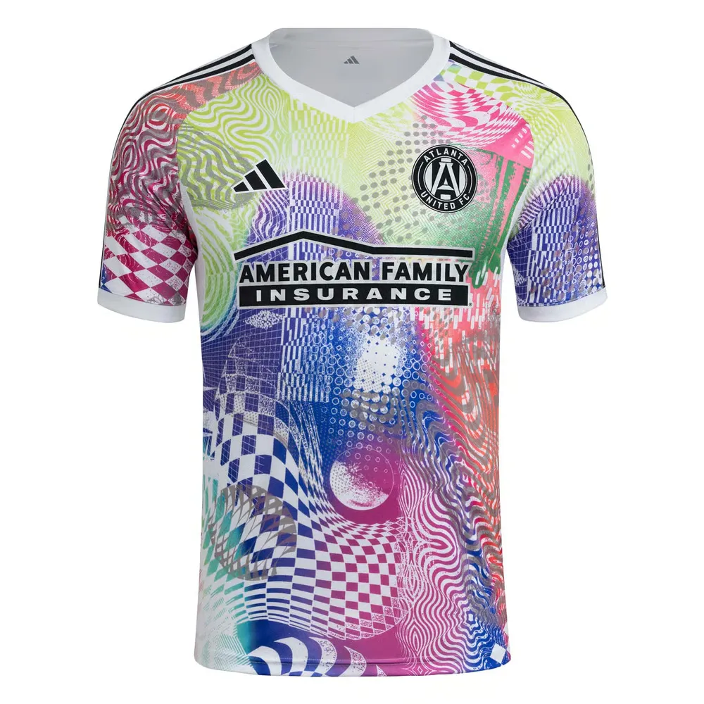 Kid's Atlanta United FC 2025 Third Pre Match Shirt - White