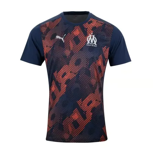 Men's OM 2024/25 Third Pre Match Shirt - Blue/Orange