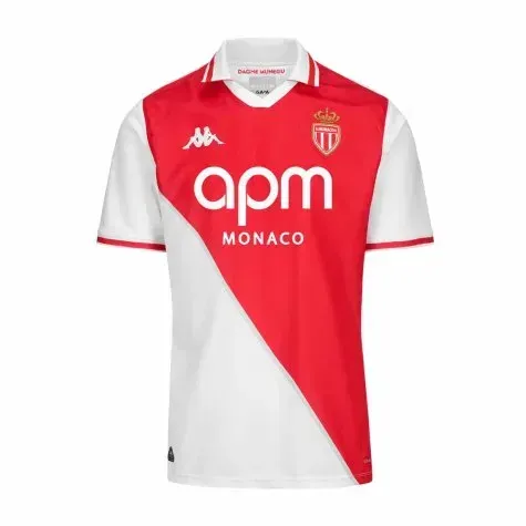Men's MBAPPE AS Monaco 2024/25 Home Shirt - Image 2