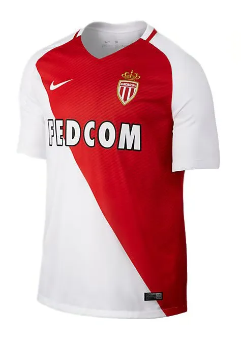 Men's BERNARDO AS Monaco 2016/17 Home Shirt - Image 2