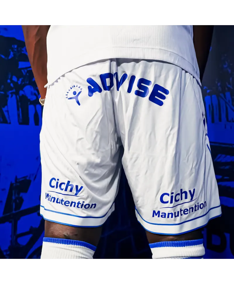 Kid's AJ Auxerre 2025/26 Home Shorts - Image 2