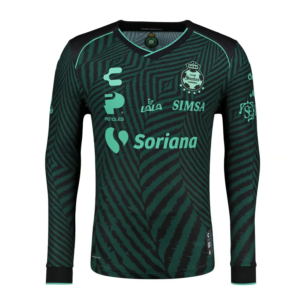 Men's Santos Laguna 2024/25 Away Long Sleeve Shirt