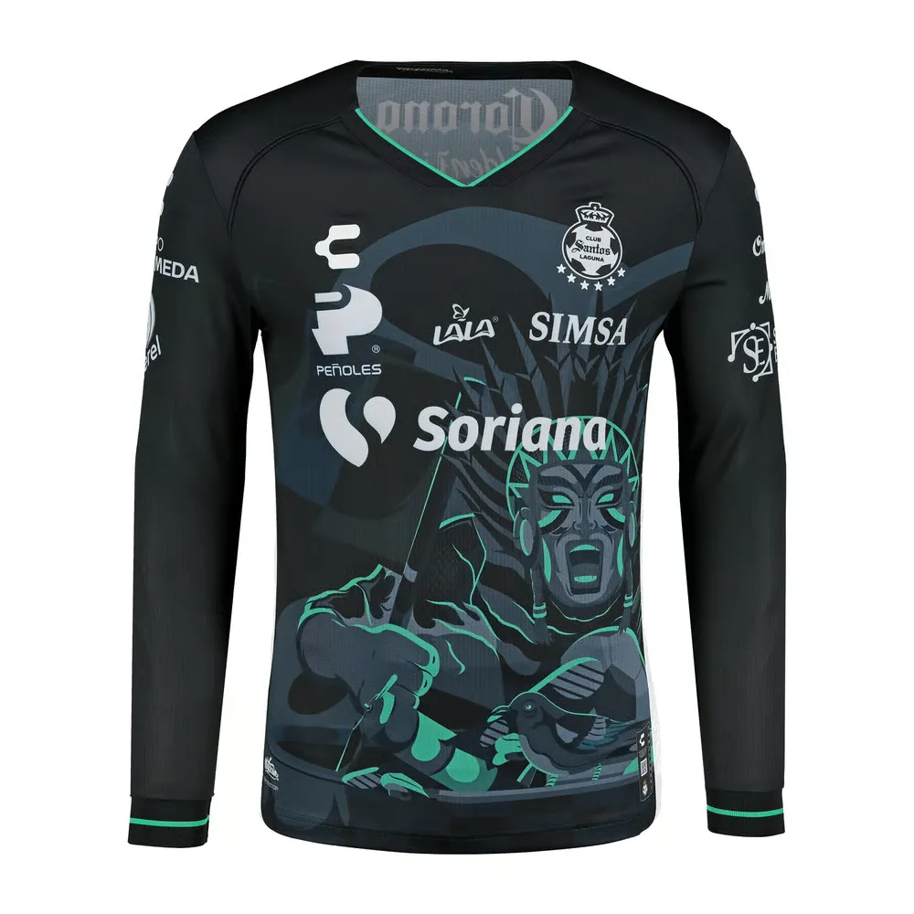 Kid's Santos Laguna 2024/25 Third Long Sleeve Shirt