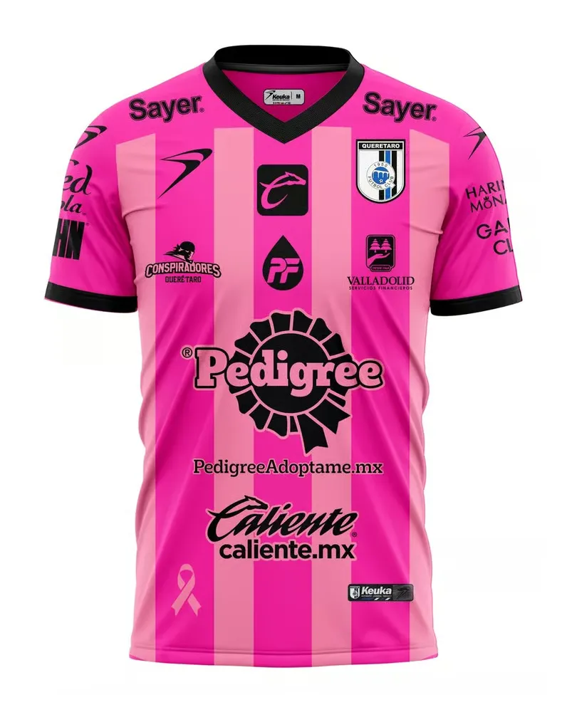 Men's Querétaro FC 2024/25 Third Pink October Shirt