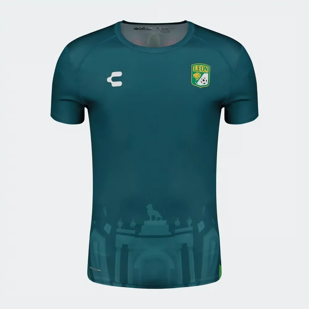 Men's Club León 2024/25 Third Prematch Shirt - Green