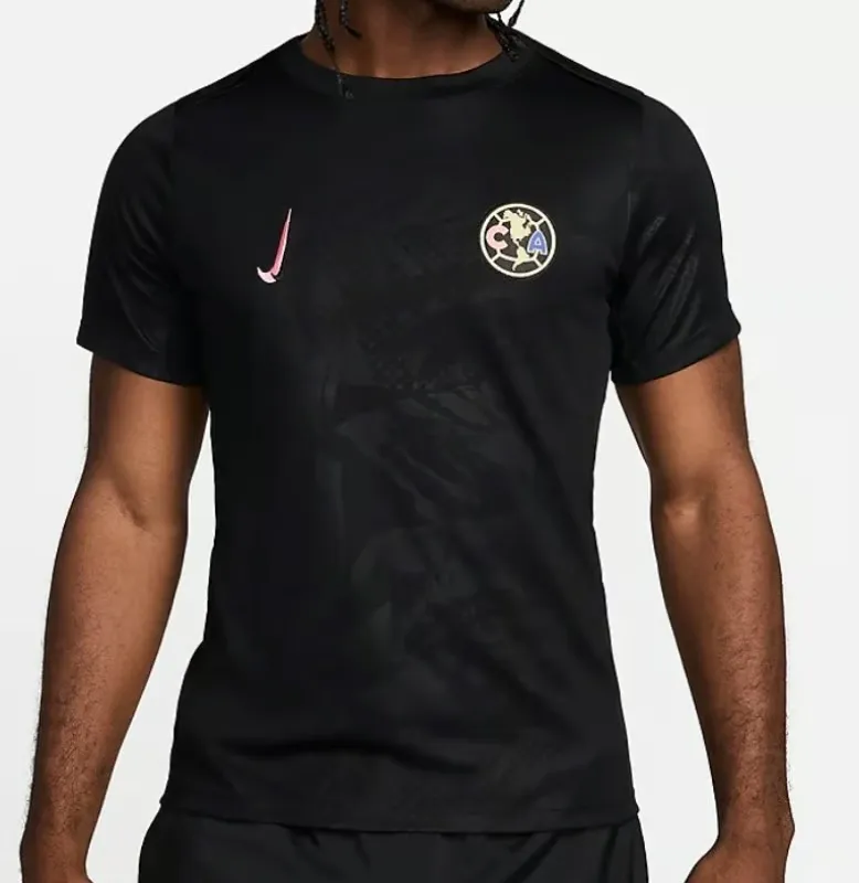Men's Club América 2024/25 Third Prematch Shirt - Black