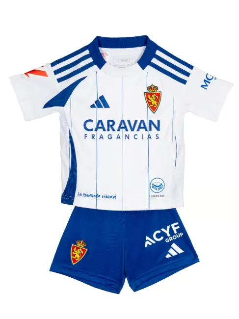 Kid's Real Zaragoza 2024/25 Home Kit