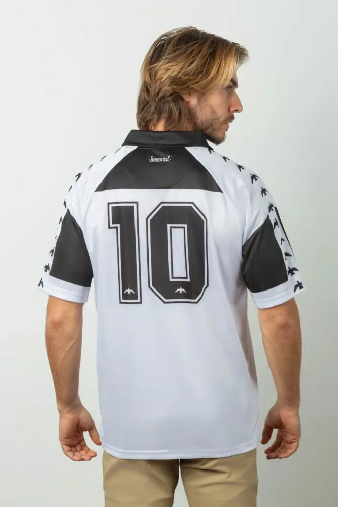 Men's CD Castellón 1991 Retro Volunteer Shirt #10 - Image 2