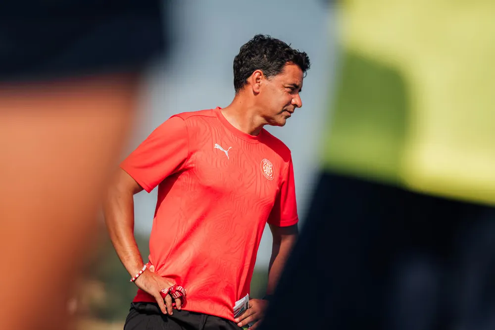 Men's Girona FC 2024/25 Third Authentic Training Shirt - Red