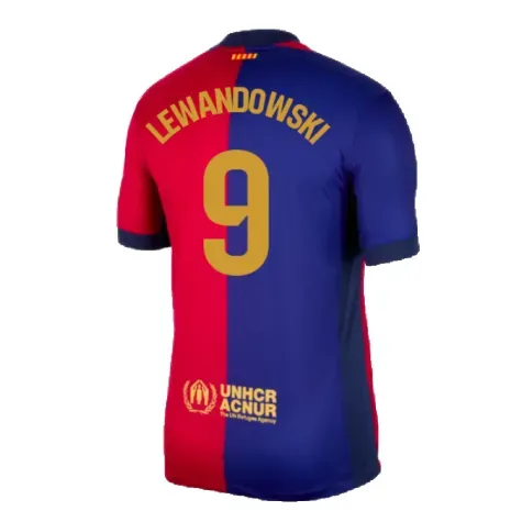 Women's LEWANDOWSKI FC Barcelona 2024/25 Home Shirt