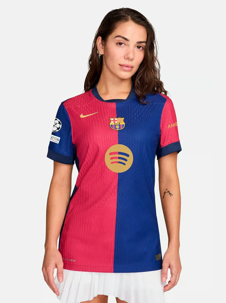 Women's FC Barcelona 2024/25 Home Authentic UCL Shirt