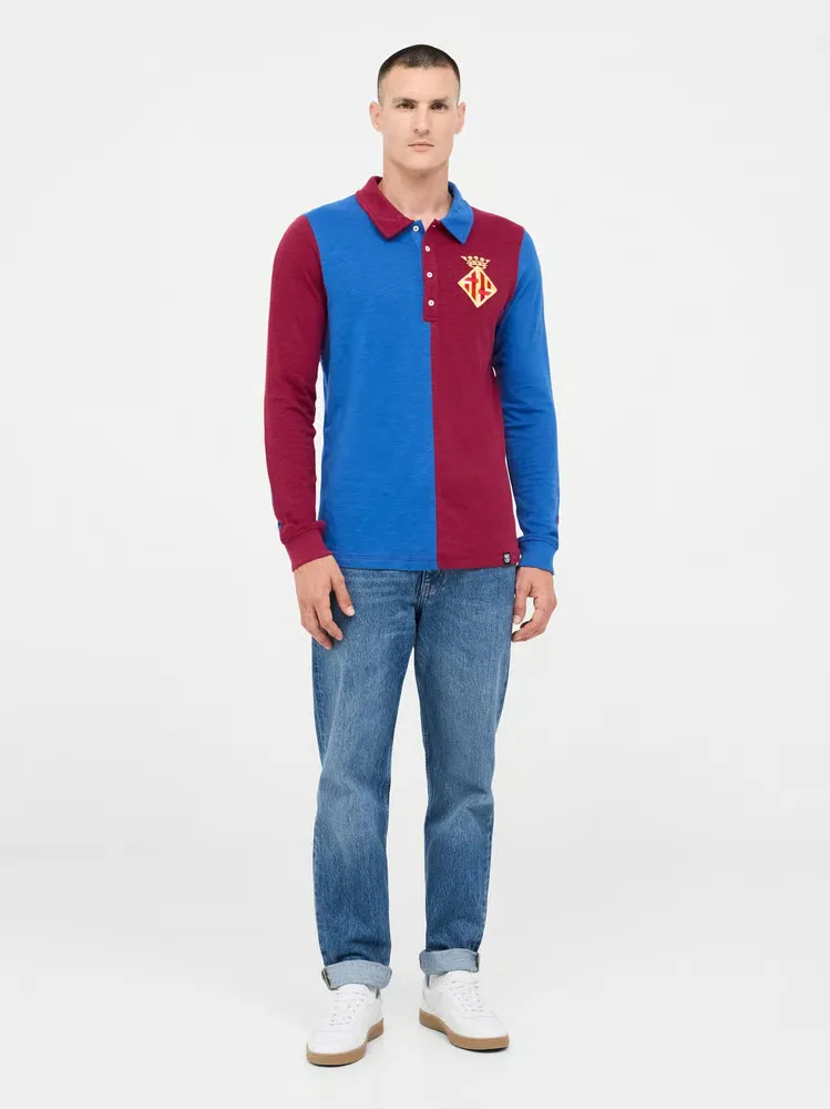 Women's FC Barcelona 1899 Home Long Sleeve Retro Shirt