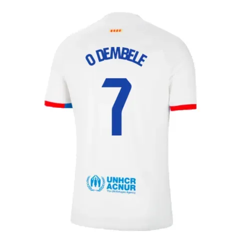 Men's O.DEMBELE FC Barcelona 2023/24 Away Shirt