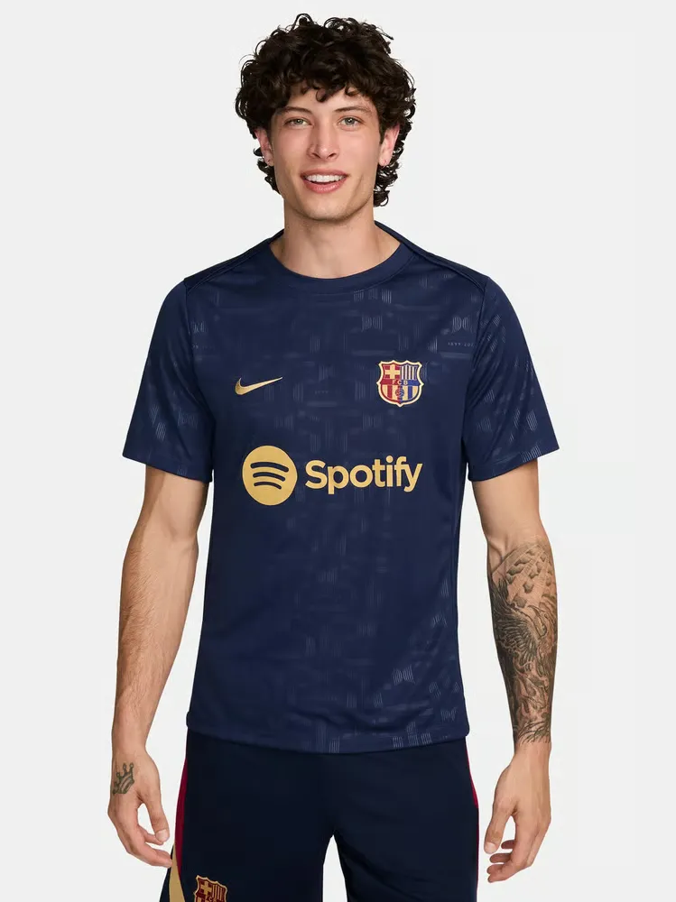 Men's FC Barcelona 2024/25 Home Prematch Shirt