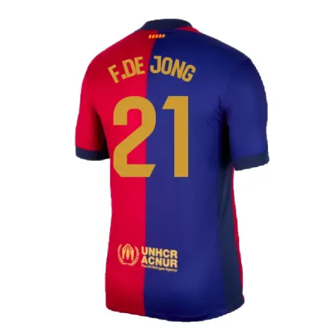 Kid's F.DE JONG FC Barcelona 2024/25 Home Shirt