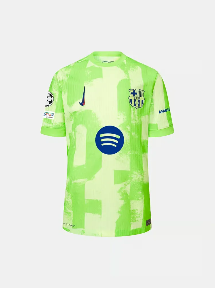 Kid's FC Barcelona 2024/25 Third Authentic UCL Shirt