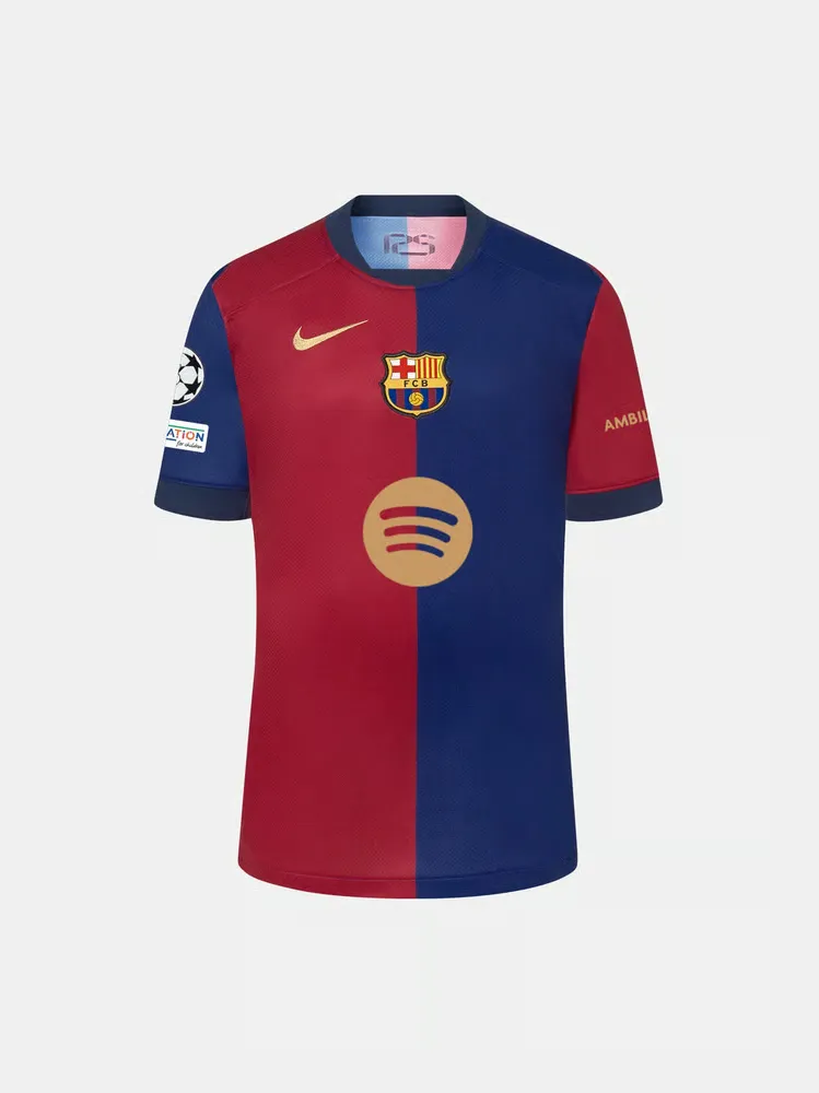 Kid's FC Barcelona 2024/25 Home UCL Shirt