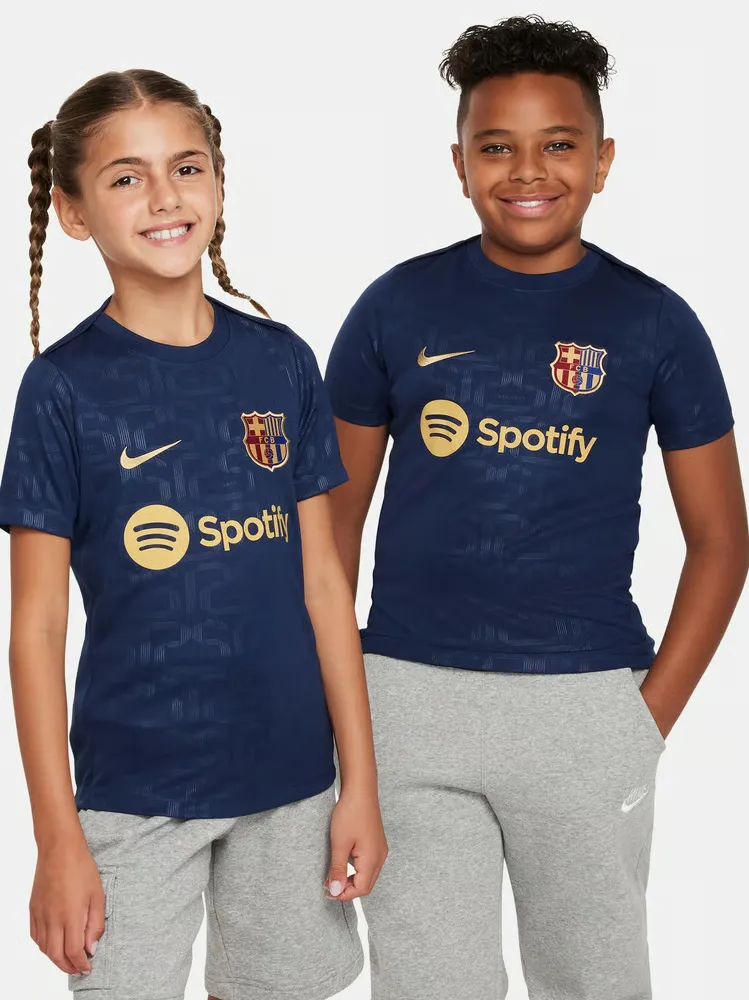 Kid's FC Barcelona 2024/25 Home Prematch Shirt