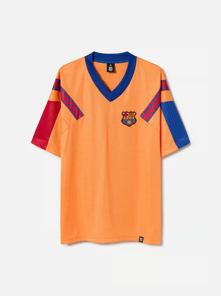 Kid's FC Barcelona 1991/92 Away Retro Shirt #4