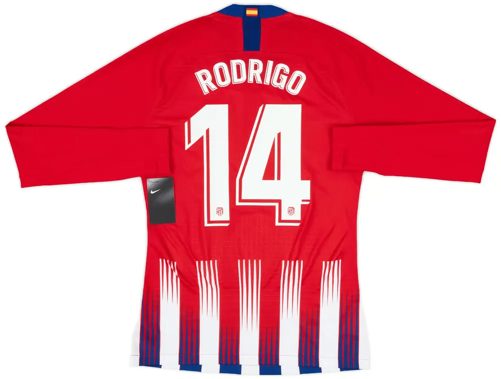 Women's RODRIGO Atletico Madrid 2024/25 Home Long Sleeved Shirt